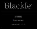 A Screenshot of Blackle.com
